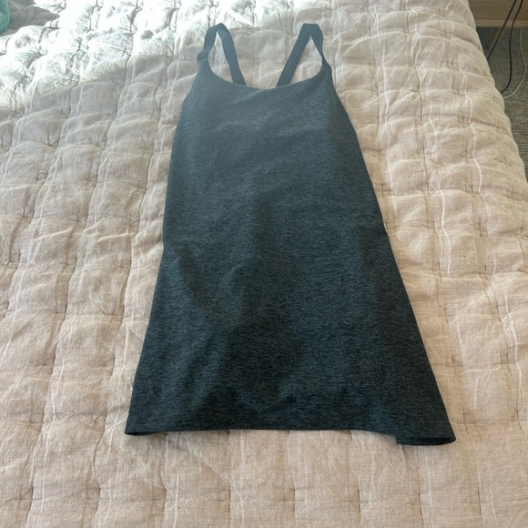 Beyond Yoga Spacedye Move It Dress in Charcoal size medium - Picture 3 of 6